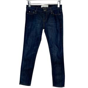 IRO JEANS 27 Womens Alyson Skinny Jeans Low Rise Dark Blue Retro Y2K